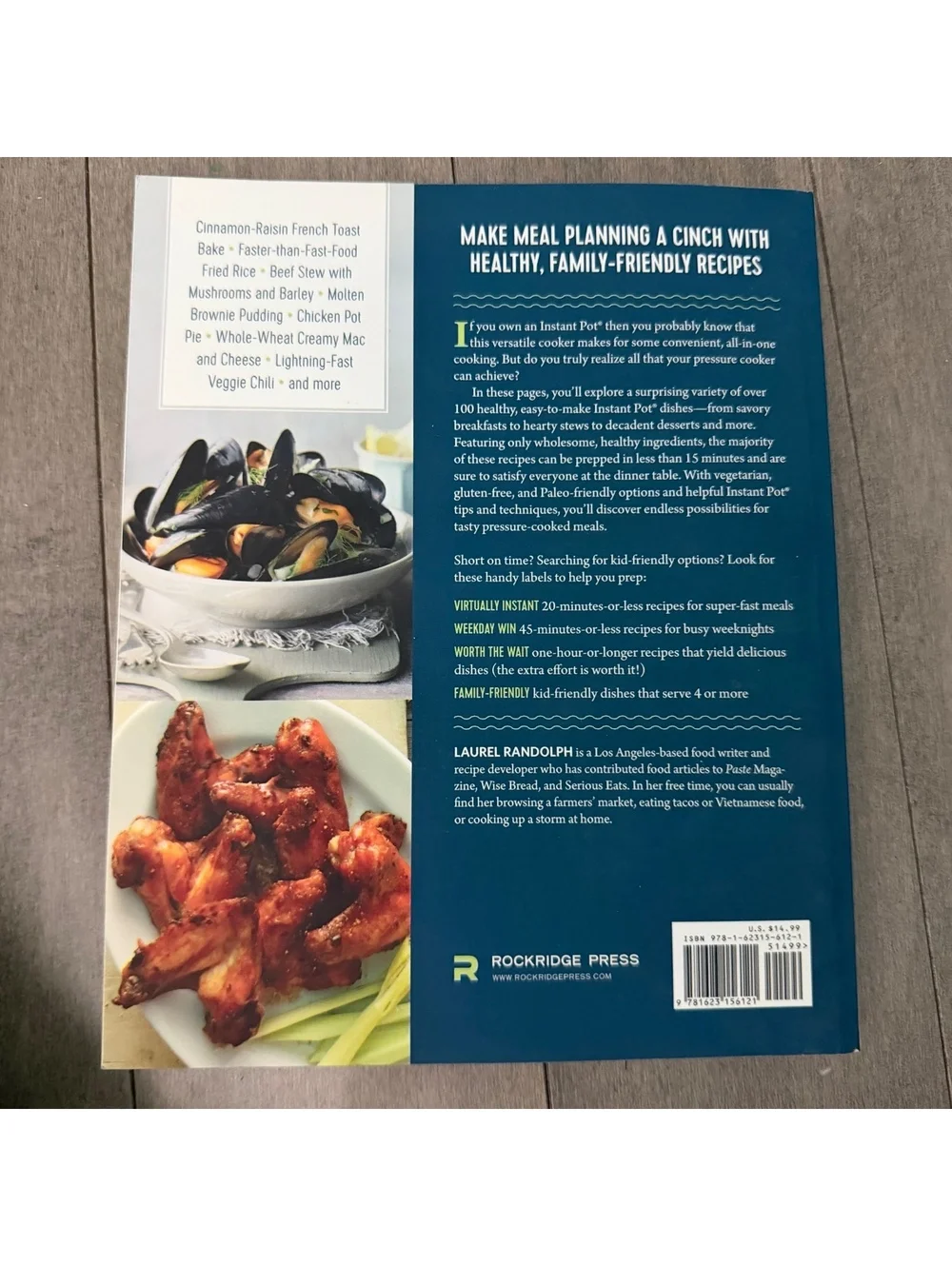 The Instant Pot Electric Pressure Cooker Cookbook by Laurel Randolph